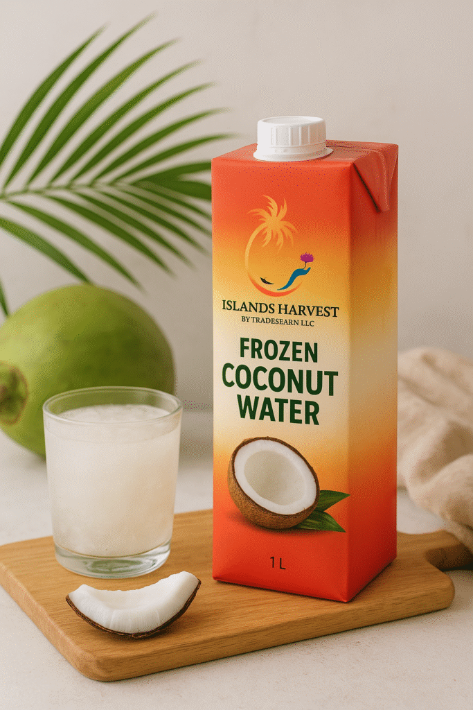 Frozen king coconut water